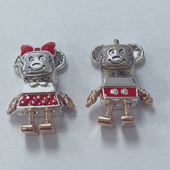 Pandora Minnie & Minnie Robot Set ~ New - Picture 1 of 6